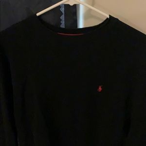 Black polo long sleeved shirt